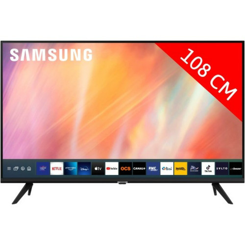 Samsung - Téléviseur 4K 43'' 108 cm SAMSUNG 43AU7025 - Bonnes affaires TV, Télévisions