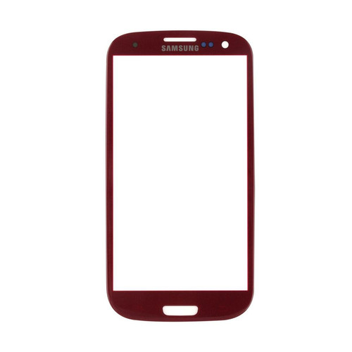 Samsung - Vitre écran de façade rouge + adhésif pour Samsung Galaxy S3 I9300 I9305 Samsung  - Accessoires Bureau