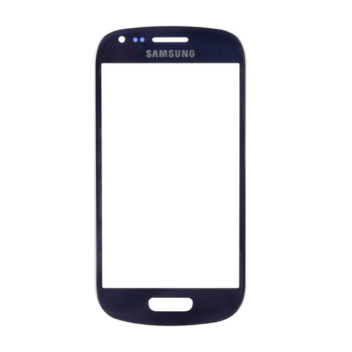 Samsung - Vitre écran de façade bleue + adhésif pour Samsung Galaxy S3 mini I8190 Samsung  - Samsung