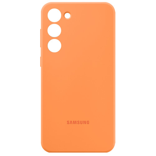 Samsung - Coque en silicone pour Samsung Galaxy S23 5G Abricot Samsung  - Marchand Monsieur plus