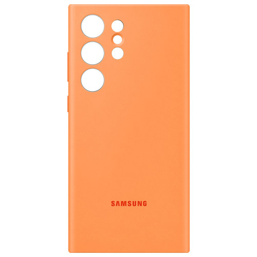 Samsung - Coque en silicone pour Samsung Galaxy S23 Ultra 5G Orange Abricot Samsung  - Marchand Zoomici