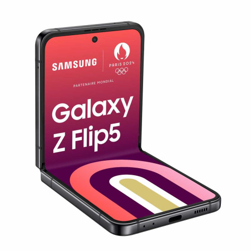 Samsung - Galaxy Z Flip5 - 8/256 Go - 5G - Graphite Samsung  - Soldes Maison connectée