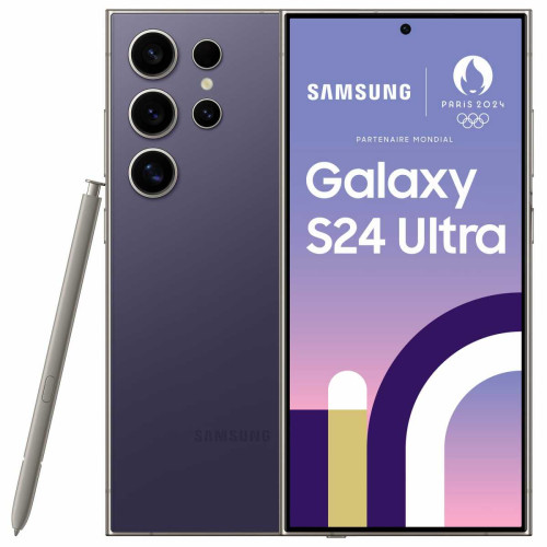 Samsung - Galaxy S24 Ultra - 5G - 12/256 Go - Violet Samsung  - Samsung Galaxy S24 Series