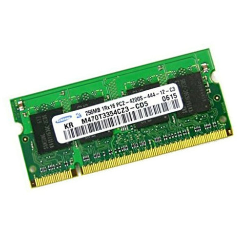 RAM PC Samsung 256Mo RAM PC Portable Samsung M470T3354CZ3-CD5 SODIMM DDR2 PC2-4200S 533MHz