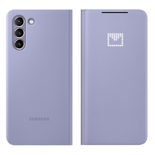 Samsung - Étui Samsung Galaxy S21 Plus Rabat intelligent Led View Cover Original violet Samsung  - Led view cover