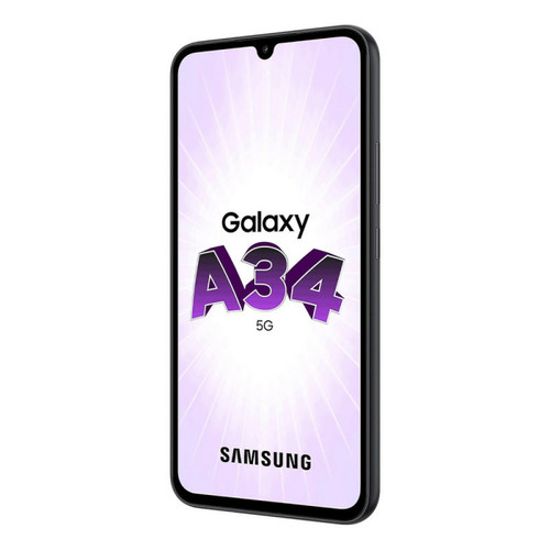 Samsung Samsung A346B/DSN Galaxy A34 5G (Double Sim - 6.6", 128 Go, 6 Go RAM) Graphite