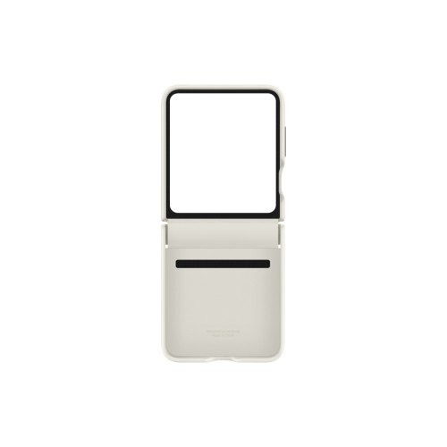 Samsung - Etui support Coque Z Flip 5 Premium Design Crème Samsung  - Accessoire Smartphone