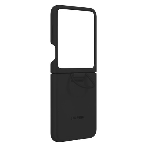 Samsung - Coque Officiel Samsung Z Flip 5 Graphite Samsung  - Coque, étui smartphone Silicone