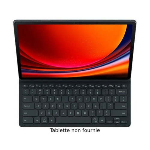 Samsung - Etui avec clavier bluetooth EF-DX810BBEGFR pour Tab S9+ Samsung  - Clavier pour iPad Accessoires et consommables