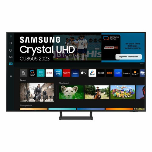 Samsung - Téléviseur 4K LED 55'' 140cm SAMSUNG  TU55CU8505KX Samsung  - TV SAMSUNG 4K 55 pouces TV 50'' à 55''