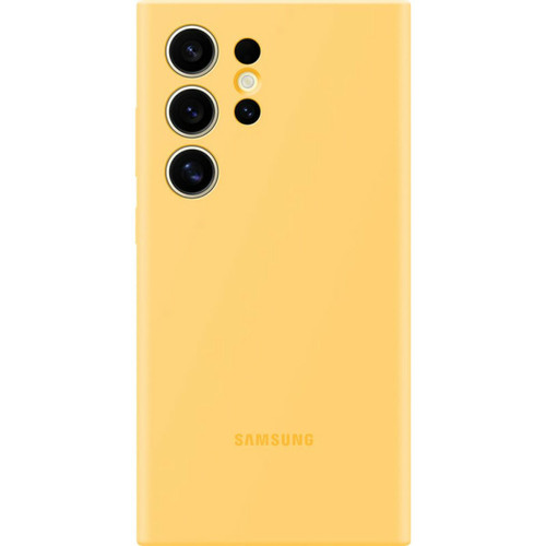 Samsung - Coque en silicone pour Samsung Galaxy S24 Ultra Jaune Samsung  - Autres accessoires smartphone