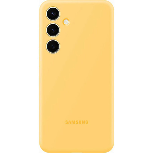 Samsung - Coque en silicone pour Samsung Galaxy S24+ Jaune Samsung  - Samsung
