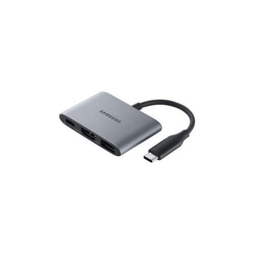 Samsung - Adaptateur Multiports Gris Station d'accueil USB-C Samsung EE-P3200BJEGWW Samsung   - Samsung