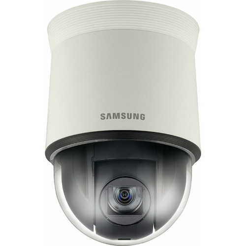 Caméra de surveillance connectée Samsung Caméra Dôme PTZ HD 1.3Mp Samsung compatible NVR Réseau PoE SNP-L5233P
