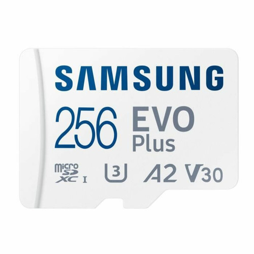 Samsung Carte Mémoire Micro SDXC SAMSUNG EVO PLUS 2021 version 256 Go U3 A2 V30 MB-MC256KA -CM02