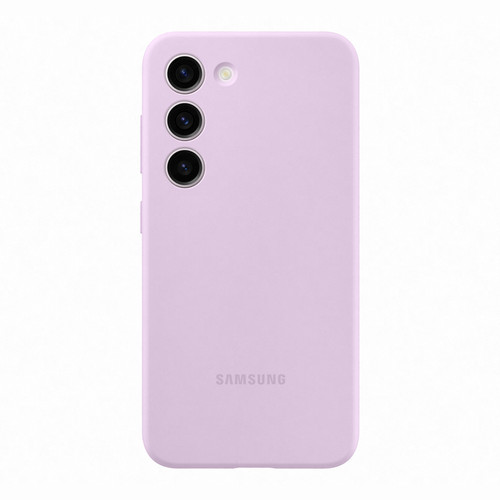 Coque en silicone pour Samsung Galaxy S23 5G Lilas Samsung