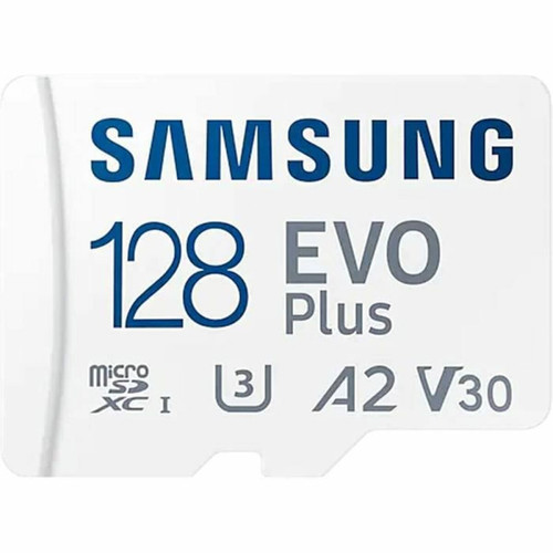 Samsung - Evo Plus Carte mémoire micro SD 128 Go pour smartphones Samsung Galaxy A42, A12, A22, A51, A71, A02s, A21s, A52 + chiffon de n[237] Samsung  - Samsung