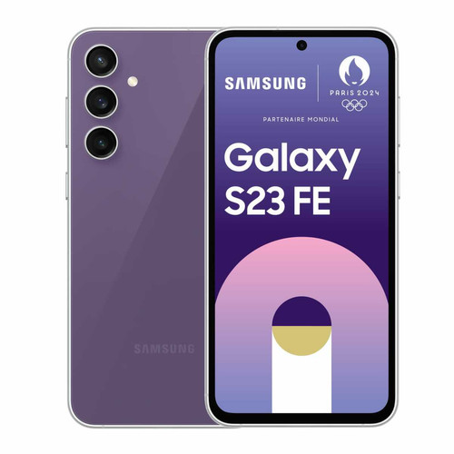 Samsung - Galaxy S23 FE - 8/128 Go - Violet Samsung  - Samsung Galaxy S