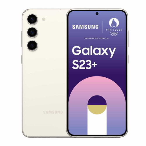 Smartphone Android Samsung Galaxy S23+ - 8/512 Go - Crème
