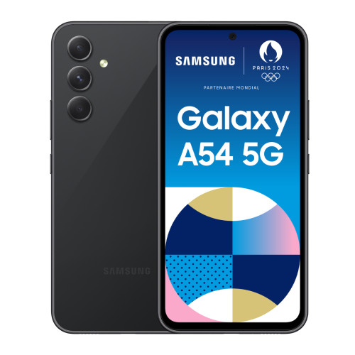 Samsung - Galaxy A54 - 5G - 8/128 Go - Graphite Samsung  - Samsung Galaxy A Téléphonie