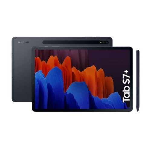 Samsung - Tablette tactile Galaxy Tab S7 + 5G Black wifi SM-T976BZKAEUH - Tablette reconditionnée