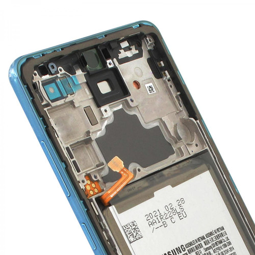 Samsung Bloc Complet Samsung Galaxy A72 Écran LCD Vitre Tactile Original Samsung bleu
