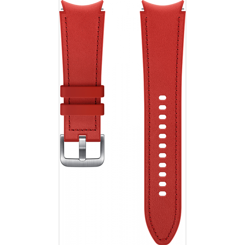 Samsung - Bracelet Hybride en cuir pour G Watch 4 130mm, M/L Rouge Samsung - Accessoires bracelet connecté