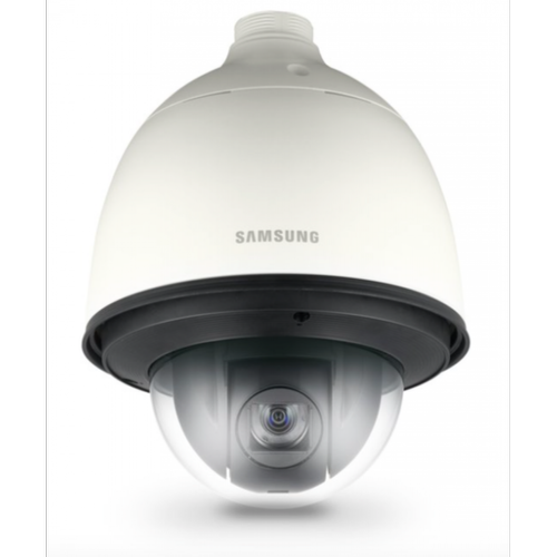 Samsung - Caméra Dôme IP Motorisée HD 1.3Mp Samsung compatible NVR Réseau PoE SNP-5430HP - Camera hd