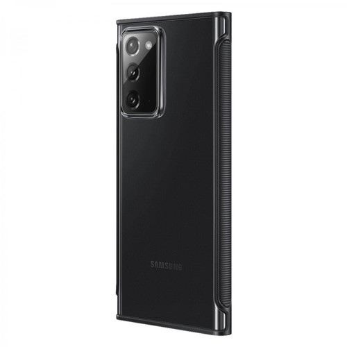 Samsung - Coque Galaxy Note 20 Bords Renforcés Clear Cover Original Contour Noir Samsung  - Accessoires et consommables