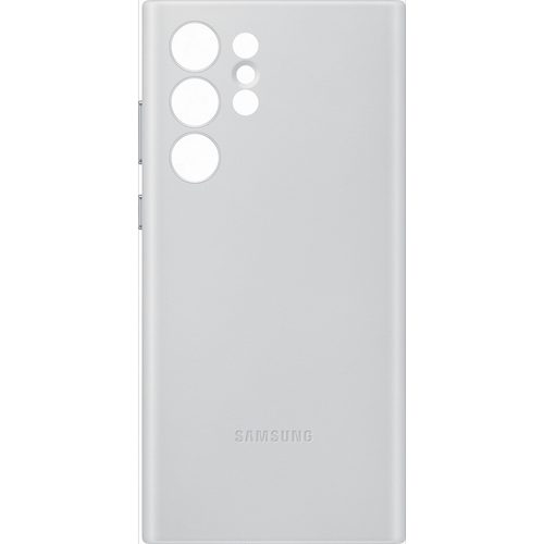 Samsung Coque Samsung G S22 Ultra 5G en Cuir Gris clair Samsung