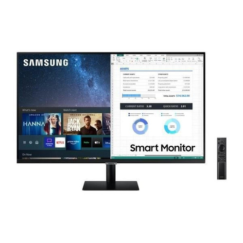 Samsung - Ecran Ordinateur - Moniteur PC   - SAMSUNG Smart Monitor M5 - LS32AM500NRXEN - 32 FHD - Dalle VA Samsung - Marchand Netnbuy com