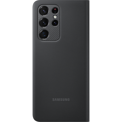 Samsung - Folio Clear View Cover Noir pour Samsung G S21 Ultra 5G Samsung - Accessoire Smartphone