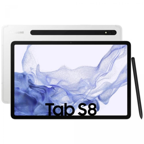Samsung Galaxy Tab S8 Tablete 11'' WQXGA Qualcomm SM8450 8Go 128Go Android 12 Argent