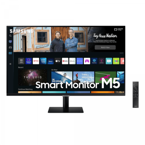 Samsung - M5 Écran PC 27" LCD FHD 60Hz HDMI USB Noir - Moniteur PC Dalle tft