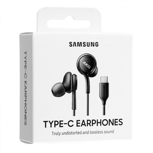 Ecouteurs intra-auriculaires Samsung Samsung EO-IC100BBEGEU - Écouteur AKG Intra Auriculaire - Connecteur Type C, Noir, Télécommande (Emballage Original)