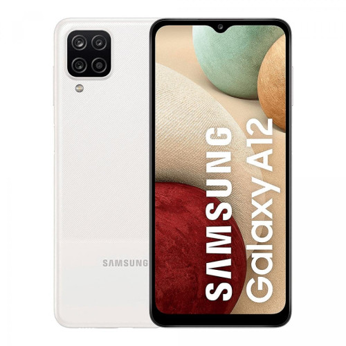 Samsung - Samsung Galaxy A12 4Go/128Go Blanc Double SIM NFC SM-A127 - Samsung Galaxy A12 Smartphone Android
