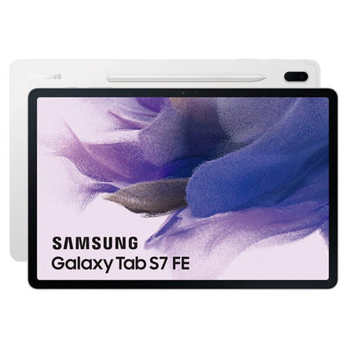 Samsung - Samsung Galaxy Tab S7 FE 12.4" 4Go / 64Go Wi-Fi Argent (Mystic Silver) T733 - Tablette Samsung Galaxy Tab Tablette Android