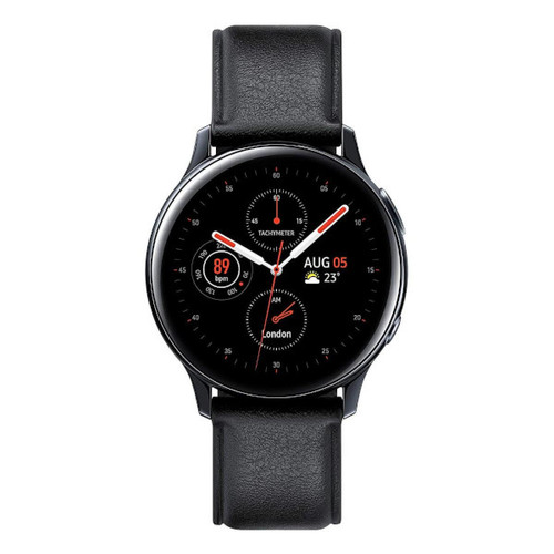 Samsung - Samsung Galaxy Watch Active 2 40mm Noir (Stainless Steel Black) R830 - Samsung Galaxy Watch Objets connectés