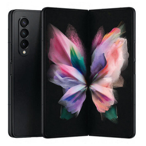 Samsung - Samsung Galaxy Z Fold 3 5G 12 Go / 256 Go Noir (Phantom Black) Double SIM SM-F926B - Smartphone Android