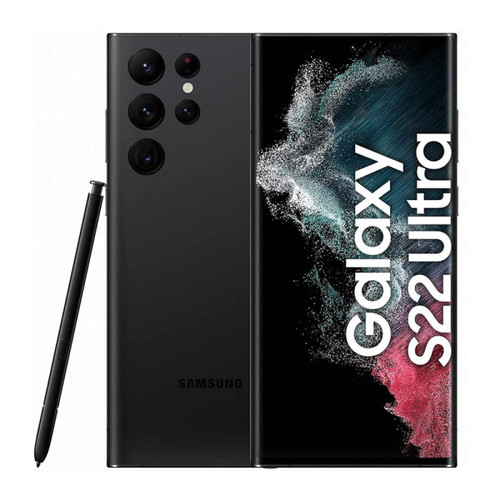 Samsung - Samsung S908B/DS Galaxy S22 Ultra 5G (Double Sim - 6.8" - 512 Go, 12 Go RAM) Noir - Smartphone Android 512 go