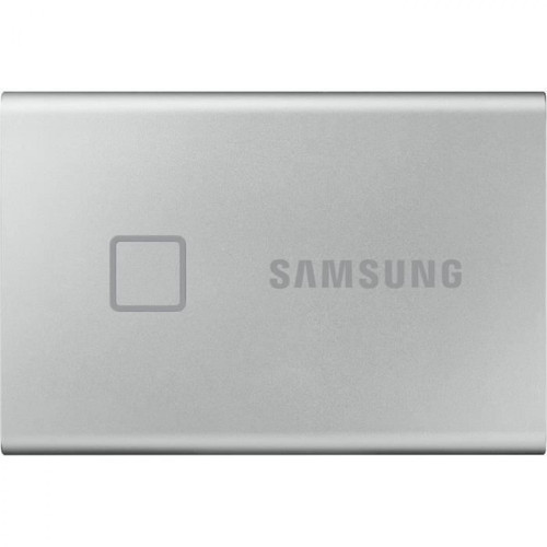 Samsung - SAMSUNG SSD externe T7 Touch USB type C coloris argent 500 Go - Disque Dur Samsung