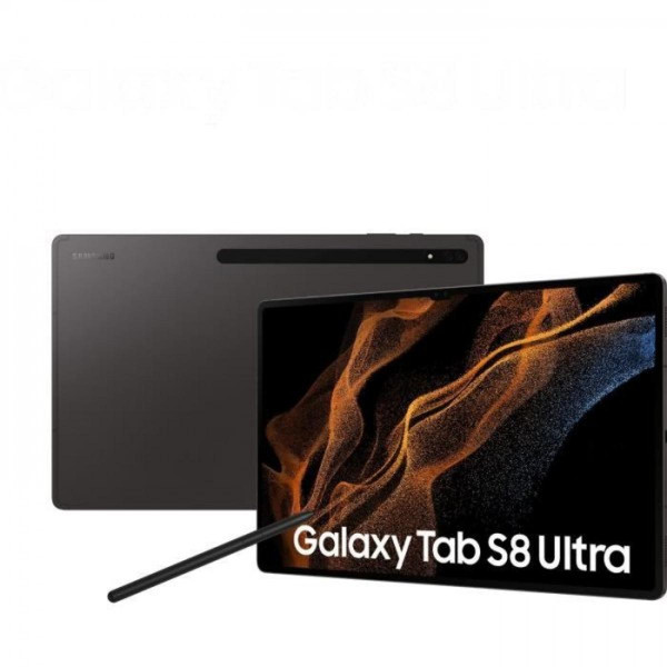 Tablette Android Samsung Tablette  Tactile - SAMSUNG - Galaxy Tab S8 Ultra - 14.6 - RAM 16Go - 512Go - Anthracite - 5G - S Pen inclus