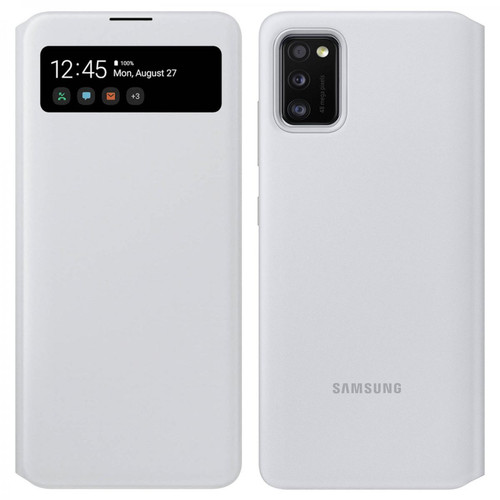 Samsung - Étui Samsung Galaxy A41 Translucide S View Wallet Cover Original Samsung Blanc Samsung  - S view cover