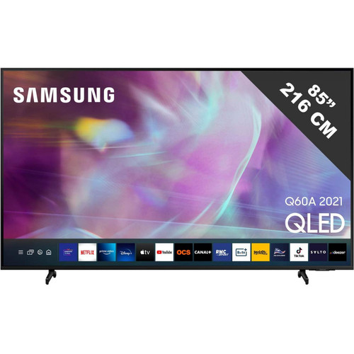 Samsung - TV QLED 4K 214 cm QE85Q60AAUXXC Samsung   - TV 66'' et plus