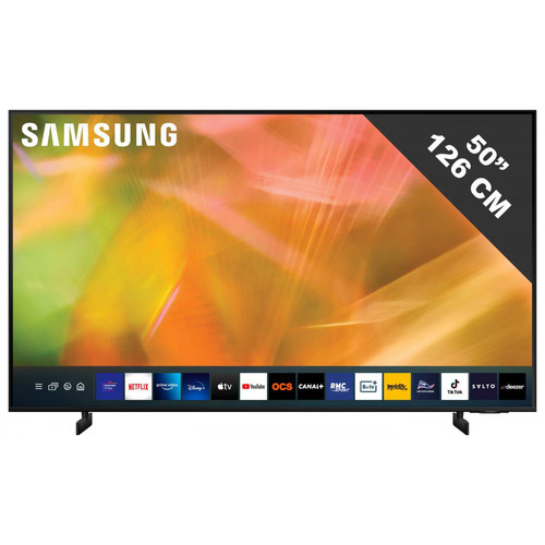 TV 50'' à 55'' Samsung TV LED 4K 125 cm UE50AU8075U