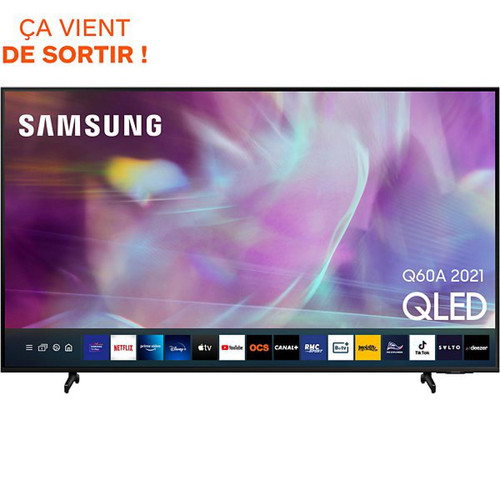 Samsung - TV intelligente Samsung QE75Q60A 75" 4K Ultra HD QLED Wi-Fi - TV 66'' et plus