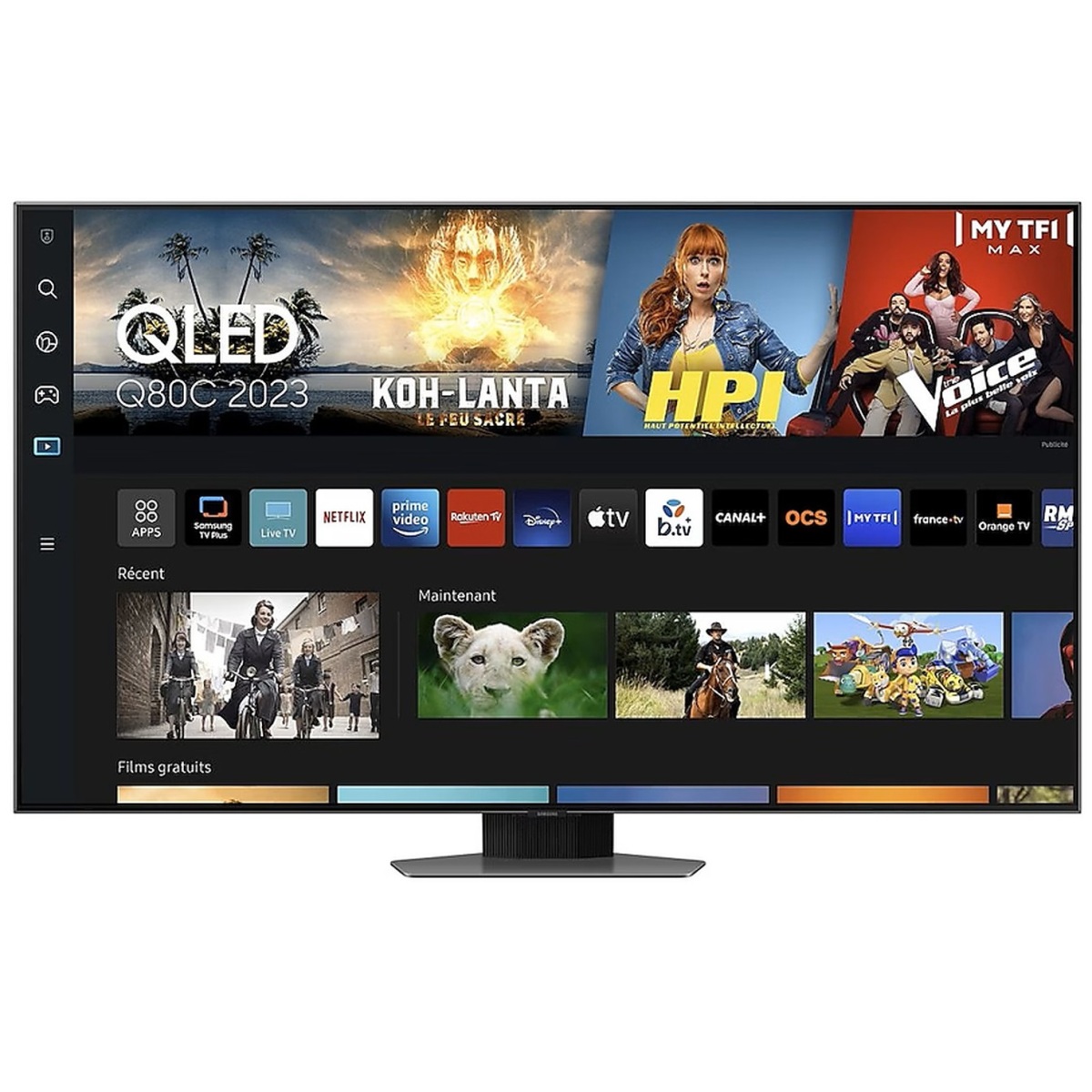 TV 50'' à 55'' Samsung TV QLED 4K 55" 139cm - QE55Q80C