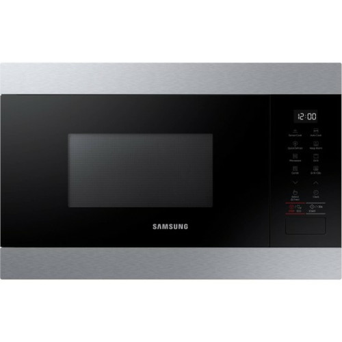 Samsung - Micro ondes Encastrable MS22M8274AT 22 litres, 850 Watts, inox - Four inox