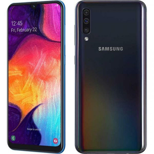 Samsung - Samsung A505 Galaxy A50 4G 128GB Dual-SIM black EU Samsung  - Smartphone