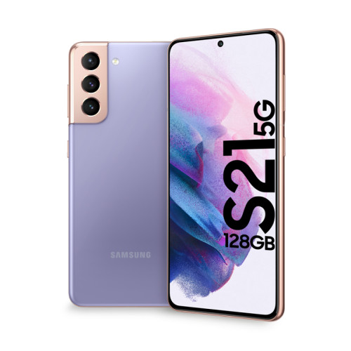 Samsung - Samsung Galaxy S21 5G SM-G991B 15,8 cm (6.2') Double SIM Android 11 USB Type-C 8 Go 128 Go 4000 mAh Violet - Samsung Galaxy S